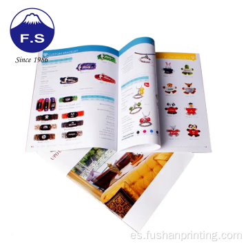 Impresión A4 Catálogo de productos a todo color de cubierta suave